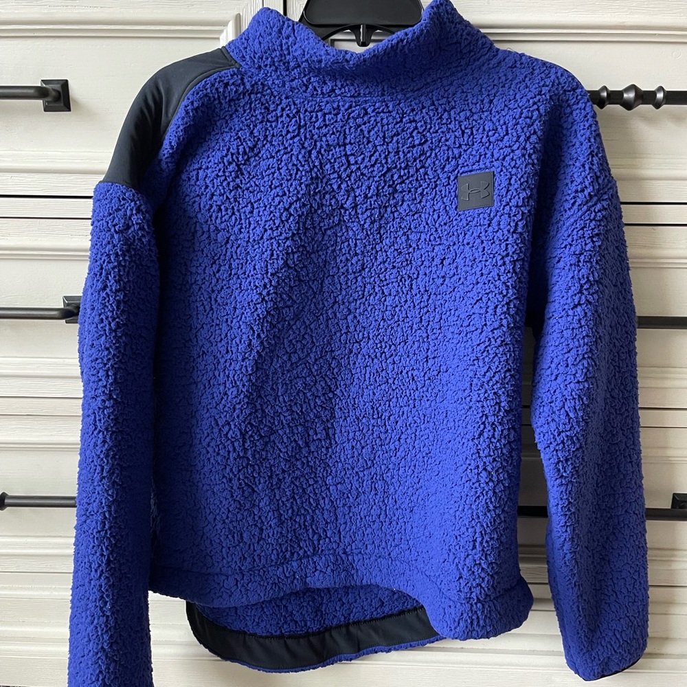 UA Sherpa sweatshirt purple size large